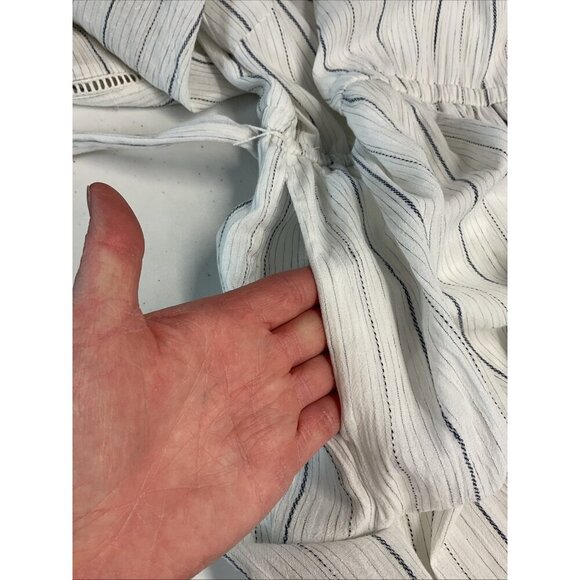 Lane Bryant NEW Striped Blouson Midi shirt Dress‎ long sleeve Size 20P flowy - Picture 14 of 15